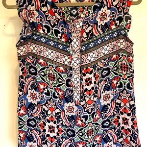 LOFT Multicolor Floral Blouse